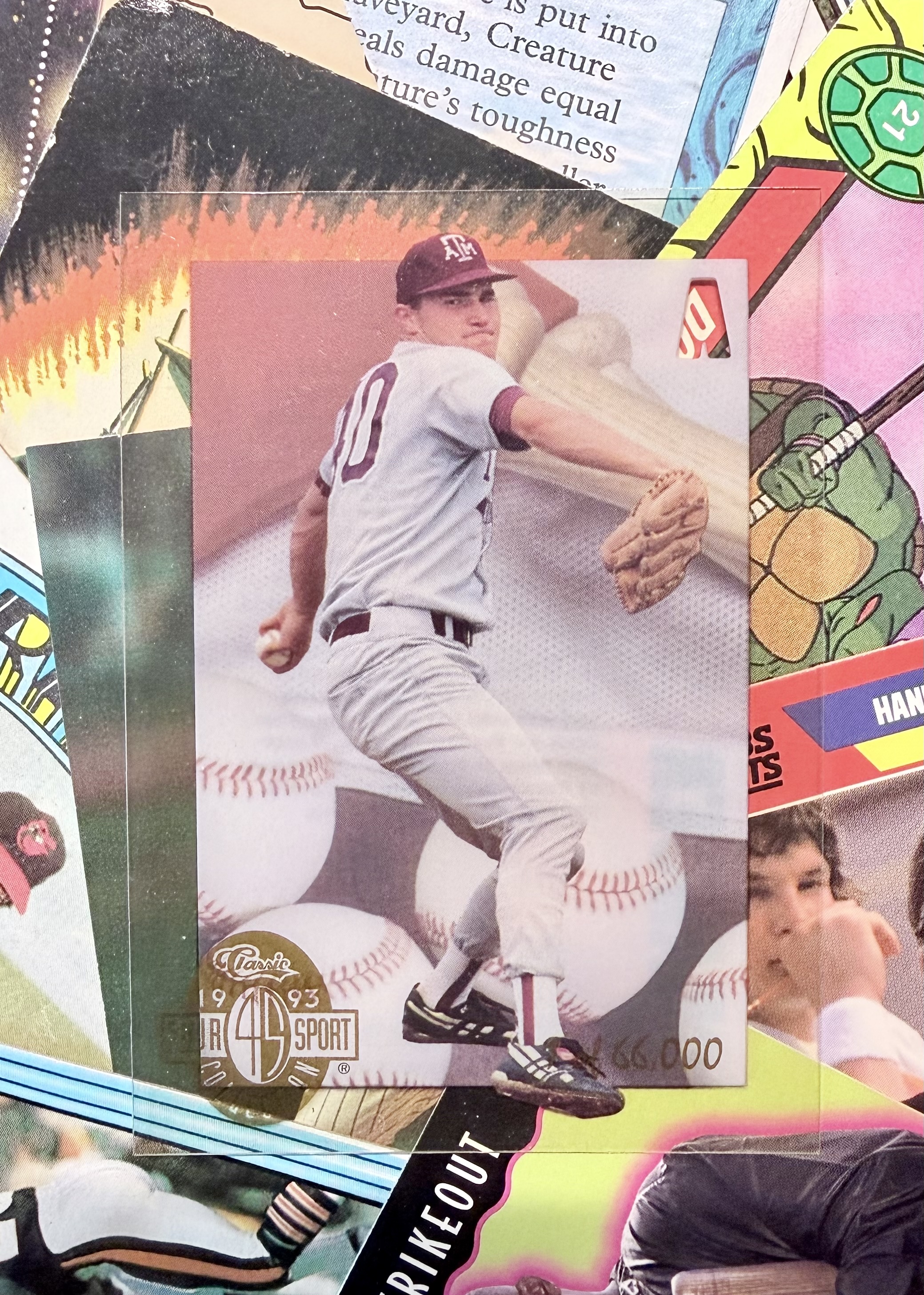 A Jeff Granger baseball card market 1 of 66,000