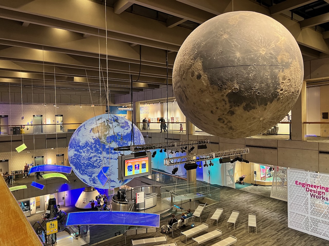 Floor shot from the Boston Museum of Science